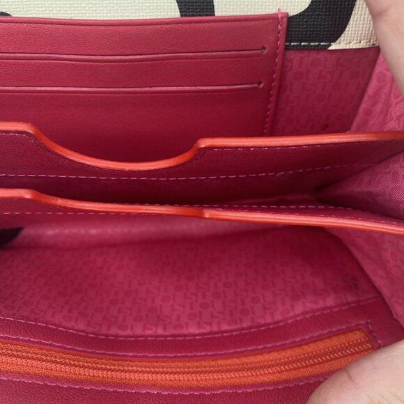 TOUS SAND-CORAL COLORED CANVAS KAOS BIG CHANGE PURSE MINI CROSSBODY - Picture 13 of 14